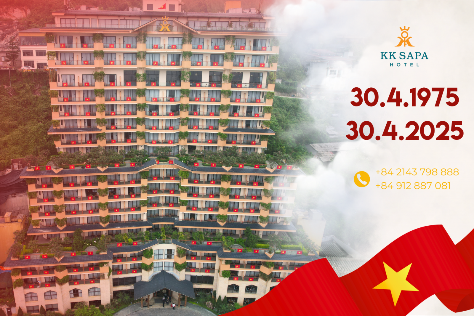 Celebrating the 50th Anniversary of the Liberation of South Vietnam and National Reunification at KK Sa Pa Hotel